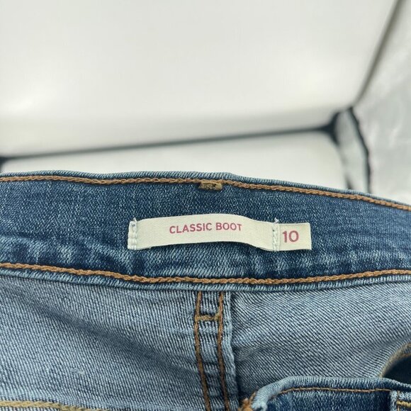 Levi's Classic Bootcut Jeans Size 10 - Picture 2 of 5